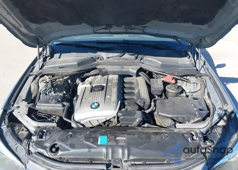 2007 BMW 530I из США, поврежденный, VIN WBANE73597CM56236